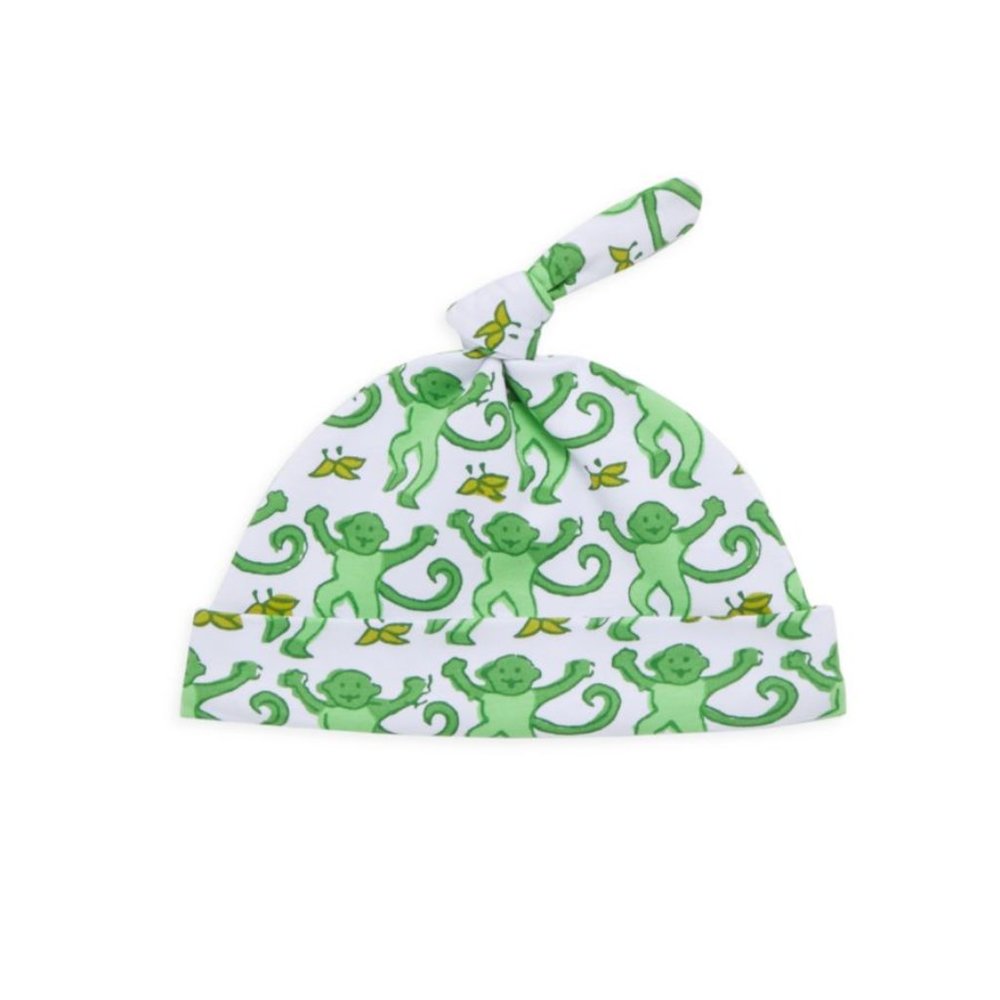 Blue roller rabbit monkey hat NWT